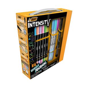 Kit Canetas Hidrográficas e Rotuladoras BIC Bullet Journal 10 Unidades